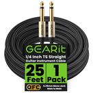 Cabo para Guitarra GEARit 7,5m 6,35mm TS Macho para Macho