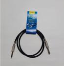 Cabo para Guitarra P10 p/ P10 Emborrachado 1 Metro- JJF