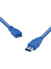 Cabo Para Hd Externo Usb 3.0 A Macho X Micro Usb B Macho 1.2 Metros U3ambmc-12