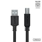 Cabo Para Impressora Usb A 2.0 Macho Para Usb B 2.0 Macho 28awg Puro Cobre 2 Metros - Puabm2-2