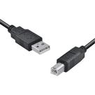 Cabo Para Impressora USB-A Macho x USB-B Macho 480mbps 5M MD9 Preto - 4358