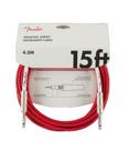 Cabo para Instrumento Fender 4.5M Fiesta Red 0990515010