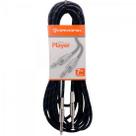 Cabo para Instrumentos Hayonik Player P10 X P10 7m Textil Preto/Azul F003