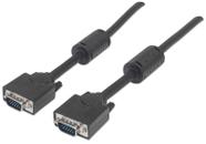 Cabo para Monitor MANHATTAN SVGA HD 15 com Núcleo de Ferrite 3 m