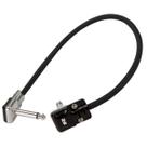 Cabo para pedal santo angelo plug p10 l rean preto 25cm Cabo para pedal santo angelo plug p10 l rean preto 25cm