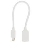 Cabo Para Transferir Dados Tipo C X Usb Femea 2.0 OTG D 15cm
