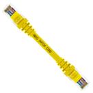 Cabo Patch Cord Curto Cat5e Kit Com 40 Amarelos + 10 Vermelhos De 20 centímetros Cabo Patch Cord Curto Cat5e Kit Com 40 Amarelos + 10 Vermelhos De 20 centímetros