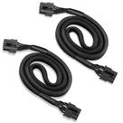 Cabo PCIE YSIUENG 8 Pinos para 8 Pinos 65cm 2 Unidades