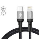 Cabo PD Premium Ultra Reforçado em Nylon de 1,5m Viribus Tipo C para Lightning 5V/2.4A - Preto Cabo PD Premium Ultra Reforçado em Nylon de 1,5m Viribus Tipo C para Lightning 5V/2.4A - Preto