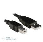 Cabo ponta A usb macho para B usb Macho Otimo impressora