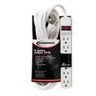 Cabo Power Strip Innovera 73315 de seis tomadas de 15 pés marfim