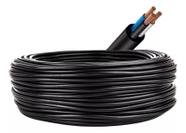 Cabo PP 3x0,5mm 500V Preto Sil - 100 Metros