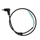 Cabo PP Com Pluge Plano 3x0,50 Preto 1 metro