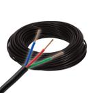 Cabo Pp Comando Instalação Elétrica 3 Vias 0,75mm - 100 Metros Preto