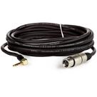 Cabo Profissional XLR Fêmea para P2 90 Graus Estereo - 5 Metros
