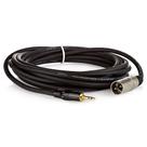 Cabo Profissional XLR Macho para P2 Macho Estereo - 35 Metros Cabo Profissional XLR Macho para P2 Macho Estereo - 35 Metros