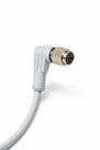 CABO PUR CONECTOR M12 CL4-12 4 PINOS FEMEA ANGULAR 90 2m Cinza
