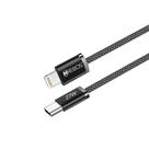 Cabo Pure Charge Usbc Lightning 27w 1,5m Preto Cb385i Preto