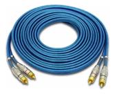 Cabo Rca 2 Macho Para 2 Macho 5metros Svart Prime Tech One Cabo Rca 2 Macho Para 2 Macho 5metros Svart Prime Tech One