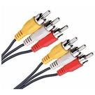 Cabo Rca 3x3 Rca Audio E Video 1,80 M