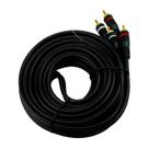 Cabo Rca 5 Metros 6mm Blindado Ouro Automotivo Profissional Cabo Rca 5 Metros 6mm Blindado Ouro Automotivo Profissional