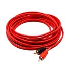 Cabo RCA Blindado 5 Metros Premium Antirruido Conector Banhado a Ouro Som Cabo Automotivo - Nakamichi