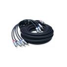 Cabo RCA blindagem dupla 04 vias POWERBASS 5mts XRCA-174 Cabo RCA blindagem dupla 04 vias POWERBASS 5mts XRCA-174