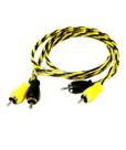Cabo Rca Estéreo 1.0 Metro Uniq Cable na Cor Amarela Inov0.1 Cabo Rca Estéreo 1.0 Metro Uniq Cable na Cor Amarela Inov0.1