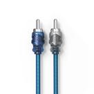 Cabo RCA Raptor da Metra Electronics Bulk Series 0,5 m e 2 canais