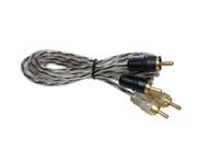 Cabo RCA Som Automotivo Seven 1mt Stereo Injetado Cabo RCA Som Automotivo Seven 1mt Stereo Injetado