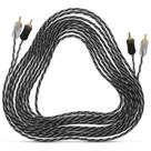 Cabo RCA Taramps 5 Metros Plus Injetado Dupla Blindagem Stereo Cabo RCA Taramps 5 Metros Plus Injetado Dupla Blindagem Stereo
