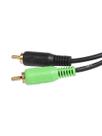 Cabo Rca Technoise Series 100 5,00 Metros 4 Mm Conector Pvc