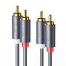 Cabo RCA UGREEN 2RCA macho para 2RCA macho 3m banhado a ouro Cabo RCA UGREEN 2RCA macho para 2RCA macho 3m banhado a ouro