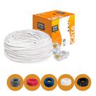 Cabo Rede Furukawa Soho Plus Cat6 100m Branco +10 Conectores