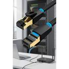 Cabo Rede RJ45 Cat8 40Gbps 2000MHz 5m Preto Blindado
