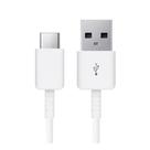 Cabo Samsung USB p/ Tipo C Branco 1m A13 A24 A32 A53 S20 S21 Fe Original