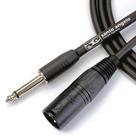 Cabo santo angelo p10 + xlr macho 0,20mm ninjanm b 03ft/0,91