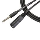 Cabo santo angelo p10 + xlrm 0,20mm ninja nm b 30ft/9,15m