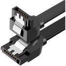 Cabo SATA 3 6Gbps 50cm ângulo reto e 90º Ugreen US217 30797 Cabo SATA 3 6Gbps 50cm ângulo reto e 90º Ugreen US217 30797