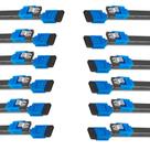 Cabo SATA BENFEI Cabo SATA III 6 Gbps 45 cm com trava de travamento