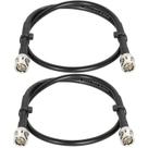 Cabo SDI XRDS-RF de 2 pés BNC de vídeo digital macho 75 Ohm RG59