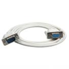 Cabo Serial Extensor DB9 Macho x DB9 Fêmea - RS232 - 2,5 metros - Branco