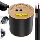 Cabo siamês Nordstrand RG59 300 pés para câmera de segurança CCTV