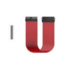 Cabo Sleeved Deepcool 24 Pinos 30cm Vermelho Dp-ec300-24p-rd