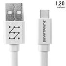 Cabo Slick Type C USB 1,2 Metros - Smartprime BRANCO