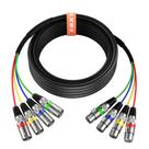 Cabo Snake EBXYA de 4 canais XLR macho para fêmea 6m
