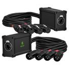Cabo Snake GearIt de 4 canais XLR/DMX/AES-EBU para Ethercon RJ45