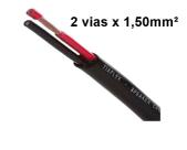 Cabo Speaker Tipo PP 2 x 1,50mm² Tiaflex - Metro (Selecione o Tamanho)