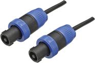 Cabo Speakon Macho Para Macho 10 Metros 6.5Mm Preto 8 1 056 - Mxt
