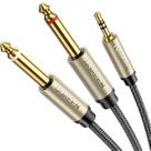 Cabo Splitter de P2 TRS para P10 TS Ugreen AV126 10613